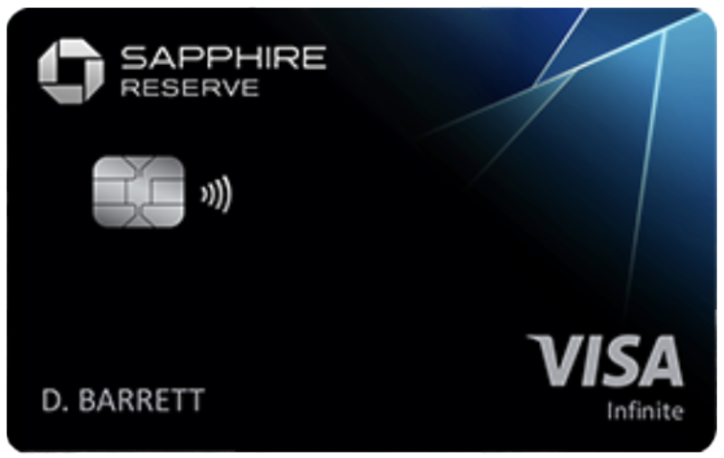 Chase Sapphire reserve card 